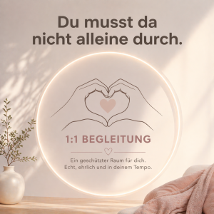 1:1 Begleitung – Einzeltermin (60 Minuten)